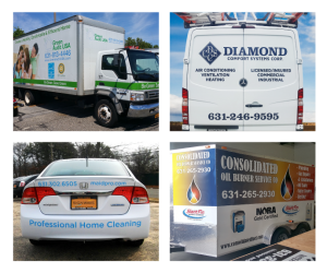 Vehicle wraps and graphics for trucks, vans and cars