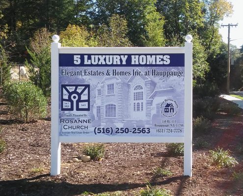 Post and Panel sign