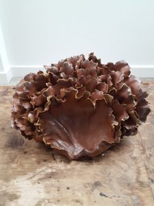 clay sculpture brown coral