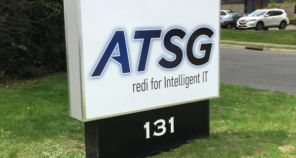 Large outdoor sign for ATSG IT